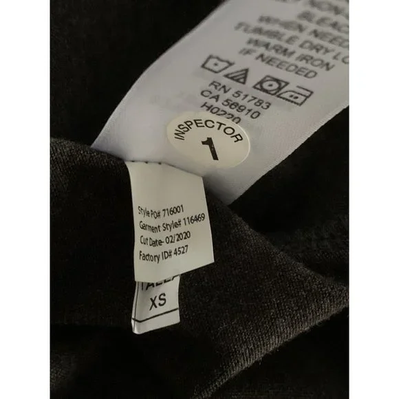 NWT Maurices Sz XS Be Kind Or Be Quiet Graphic Tee Gray Heather S/S - Picture 10 of 10